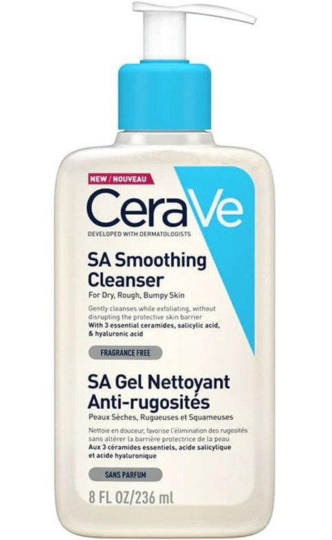 ژل شستشوی صورت سراوی مناسب پوست خشک مدل SA Smoothing