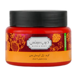 ماست بدن (کرم ژل آبرسان بدن) میوه ای دیپ سنس حجم 250 میلی لیتر