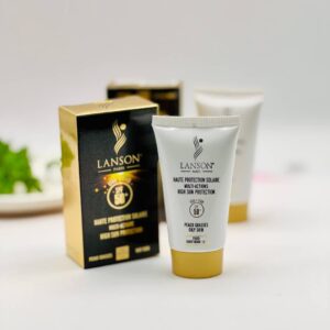 کرم ضد آفتاب رنگی لانسون LANSON برای پوست چرب