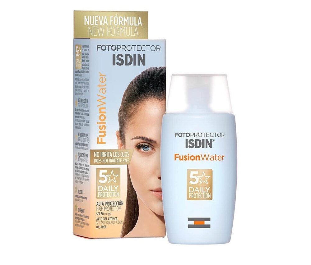 ضد آفتاب فیوژن واتر SPF50 بی رنگ ایزدین اصل